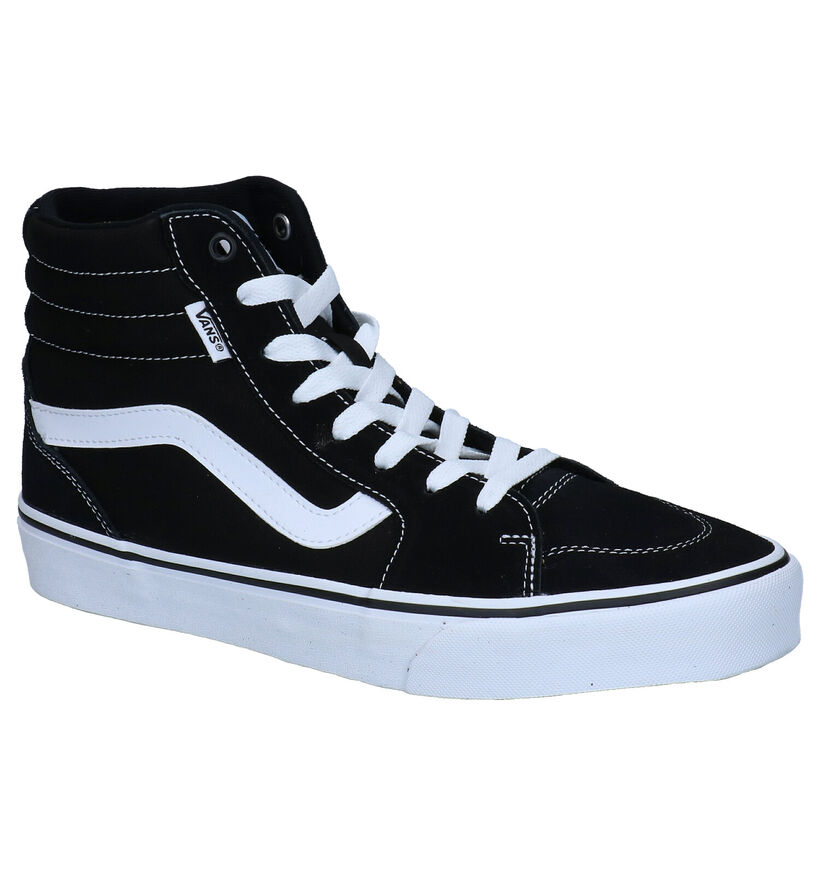 Vans Filmore Hi Baskets de skate en Noir pour hommes (328235)