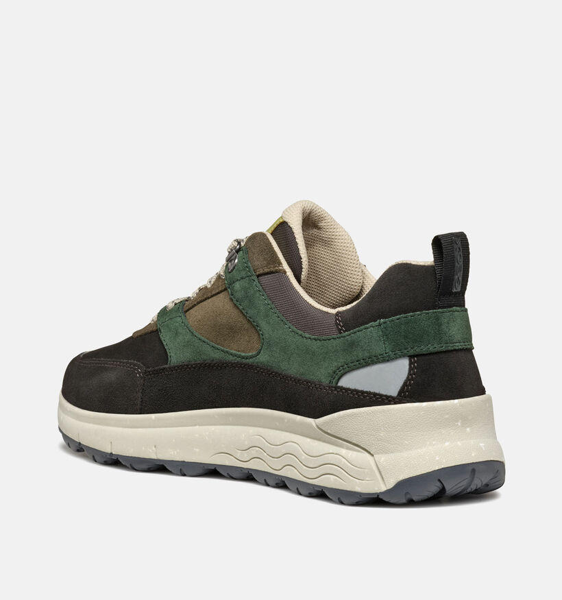 Geox Spherica Bruine Veterschoenen voor heren (344348) - geschikt voor steunzolen