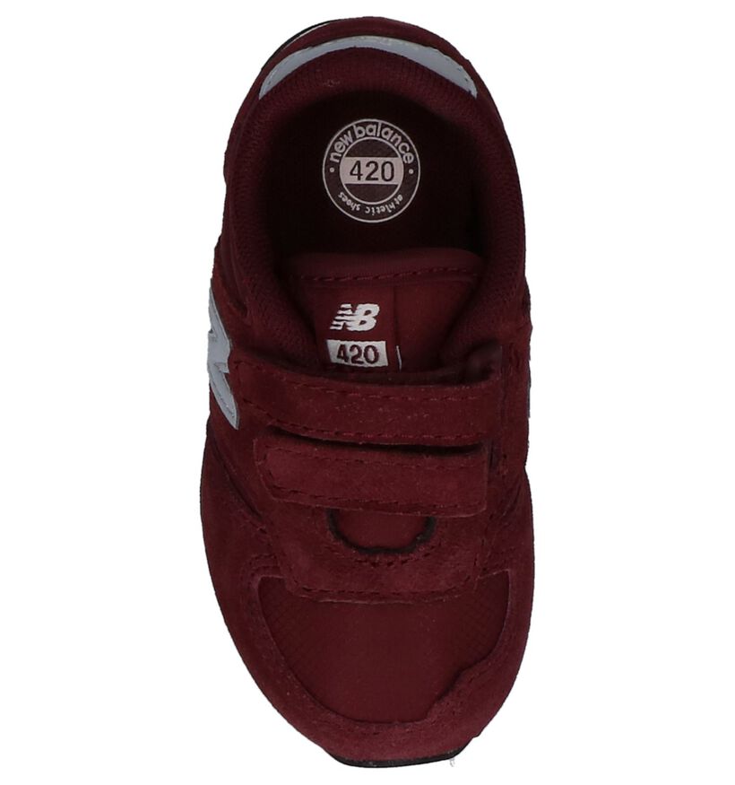 Bordeaux Babysneakers New Balance KE 420 in nubuck (222846)