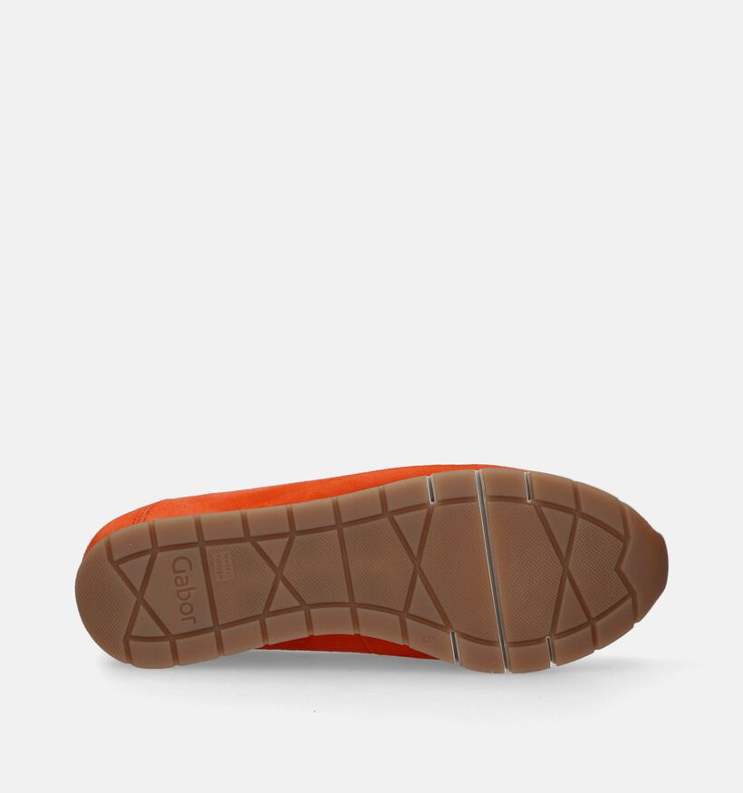 Gabor OptiFit Mocassins en Orange pour femmes (336115) - pour semelles orthopédiques