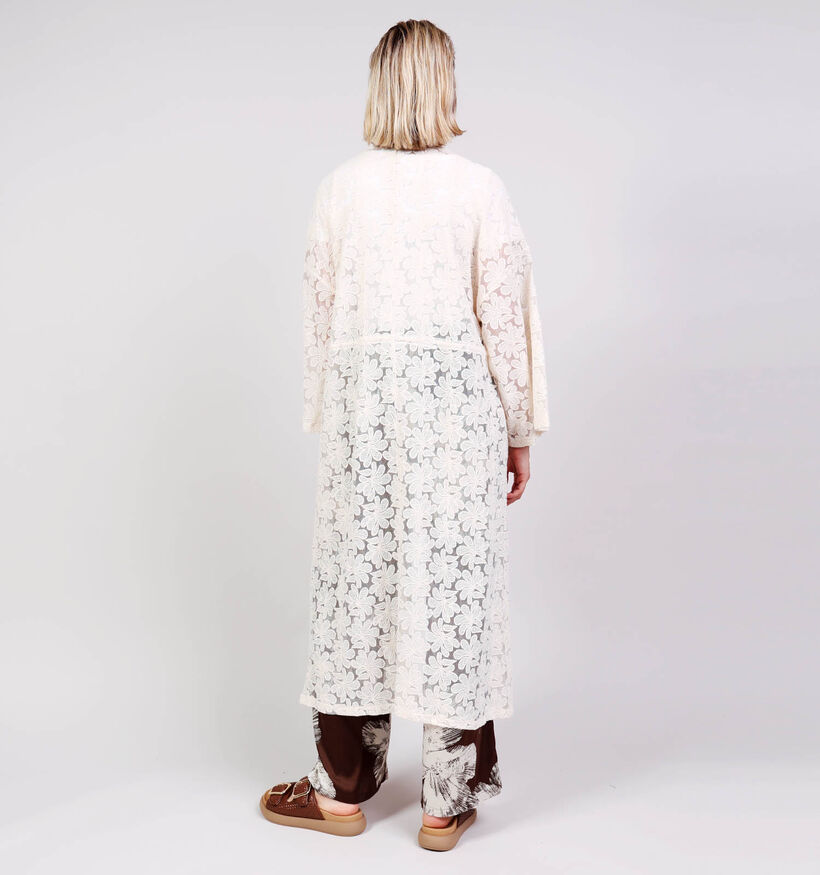 Vila Odetti Midi Caftan Kimono en Beige pour femmes (374273)