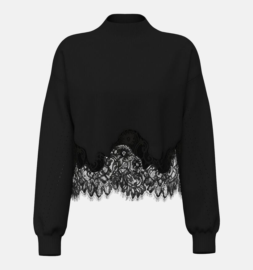 Guess Zwarte Trui met Kant voor dames (381044)