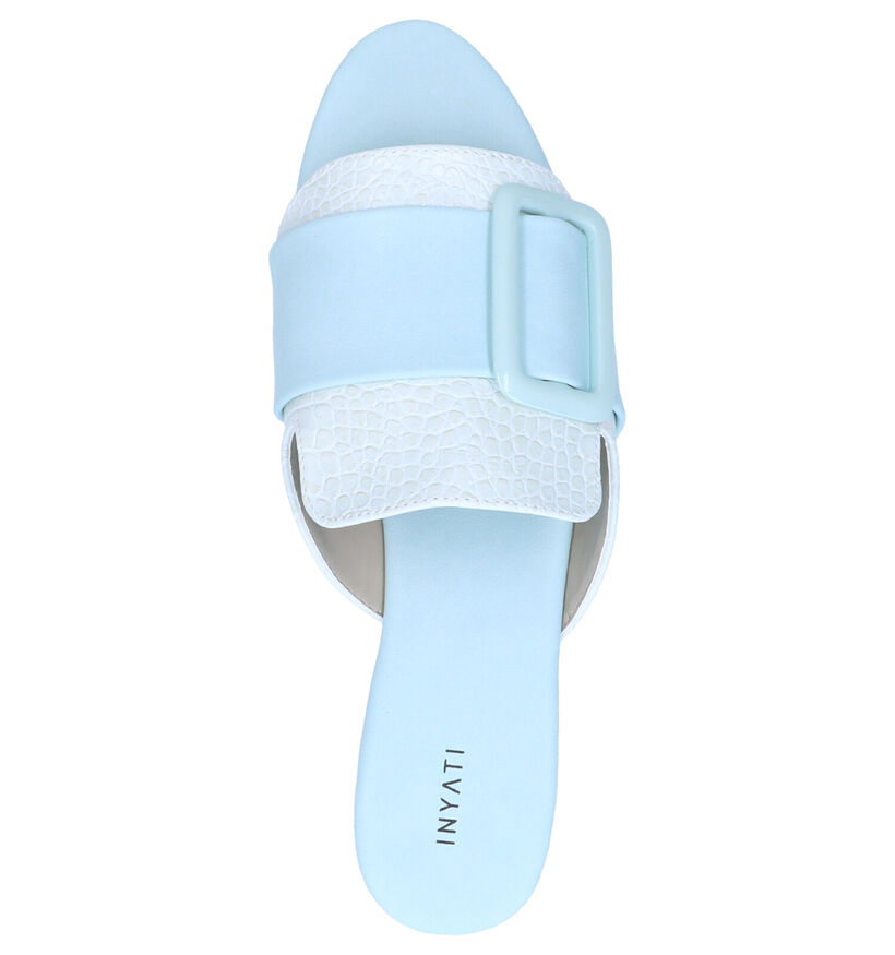 Inyati Nathalie Mules en Bleu en simili cuir (274471)