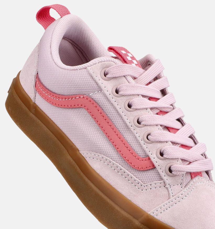 Vans Old Skool Baskets basses en Rose pour filles (376413)