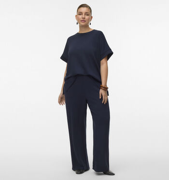 Vero Moda Curve T-shirts Bleu