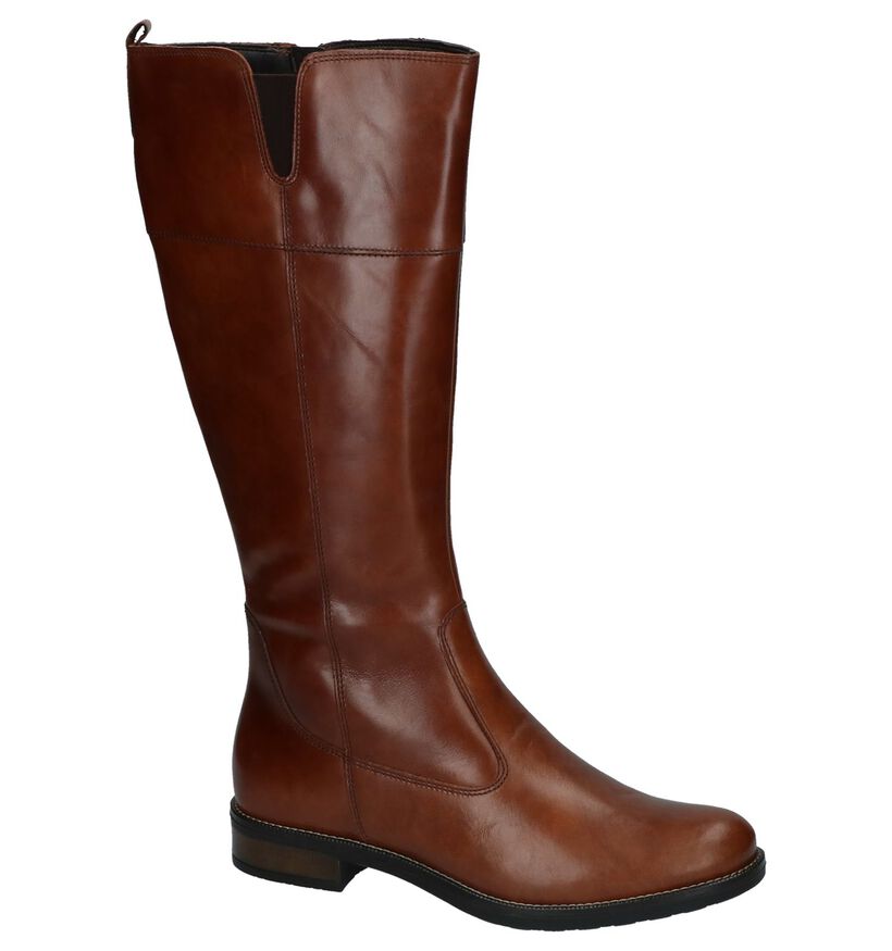 Tamaris Bottes hautes en Cognac en cuir (226793)