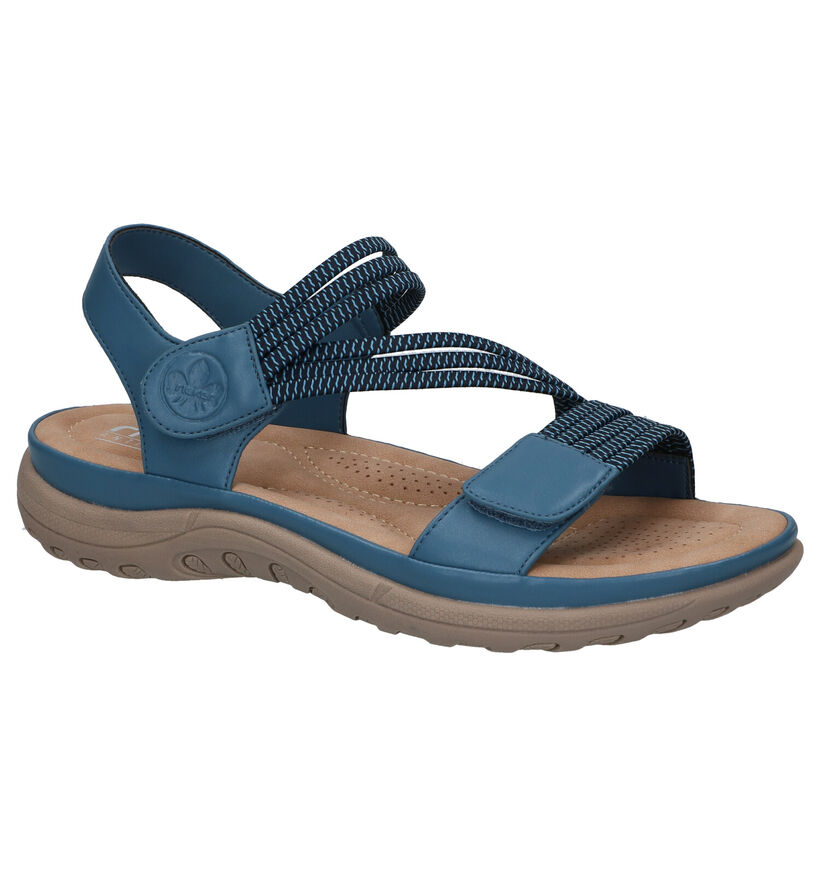 Rieker Blauwe Sandalen in kunstleer (307170)