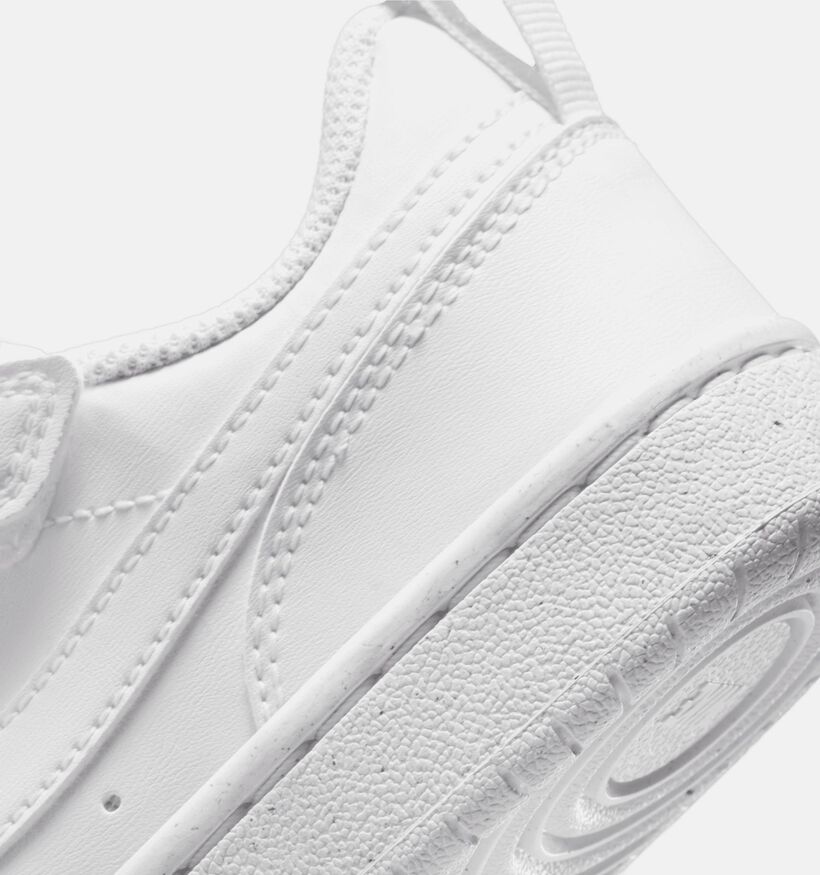 Nike Court Borough Witte Sneakers voor jongens, meisjes (367320) - geschikt voor steunzolen
