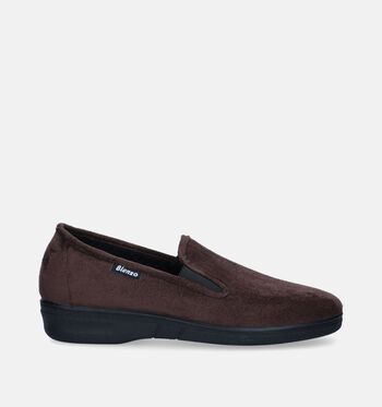 Pantoufles marron