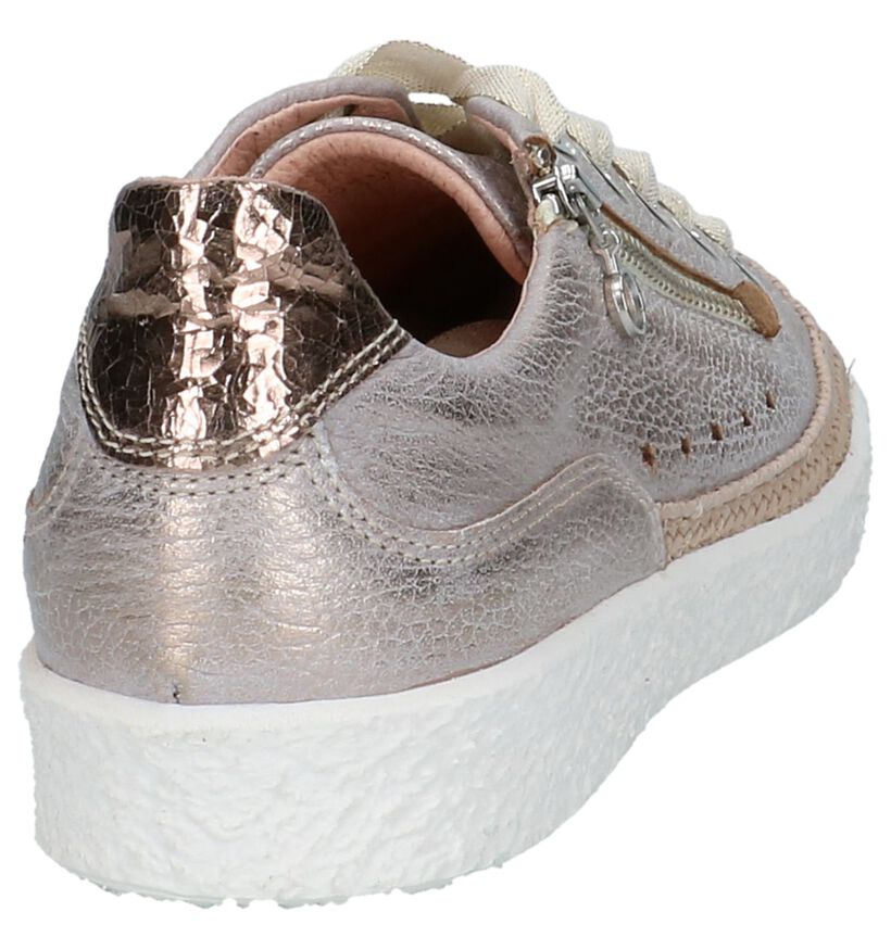 Softwaves Chaussures à lacets en Rose en cuir (217154)