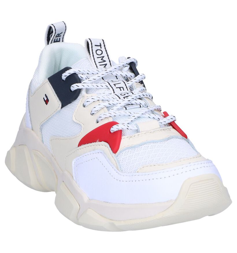 Witte Sneakers Tommy Hilfiger Chunky in kunstleer (241733)