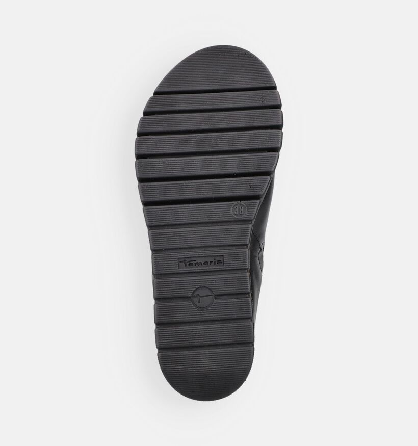 Tamaris Zwarte Slippers met Sleehak voor dames (371716)