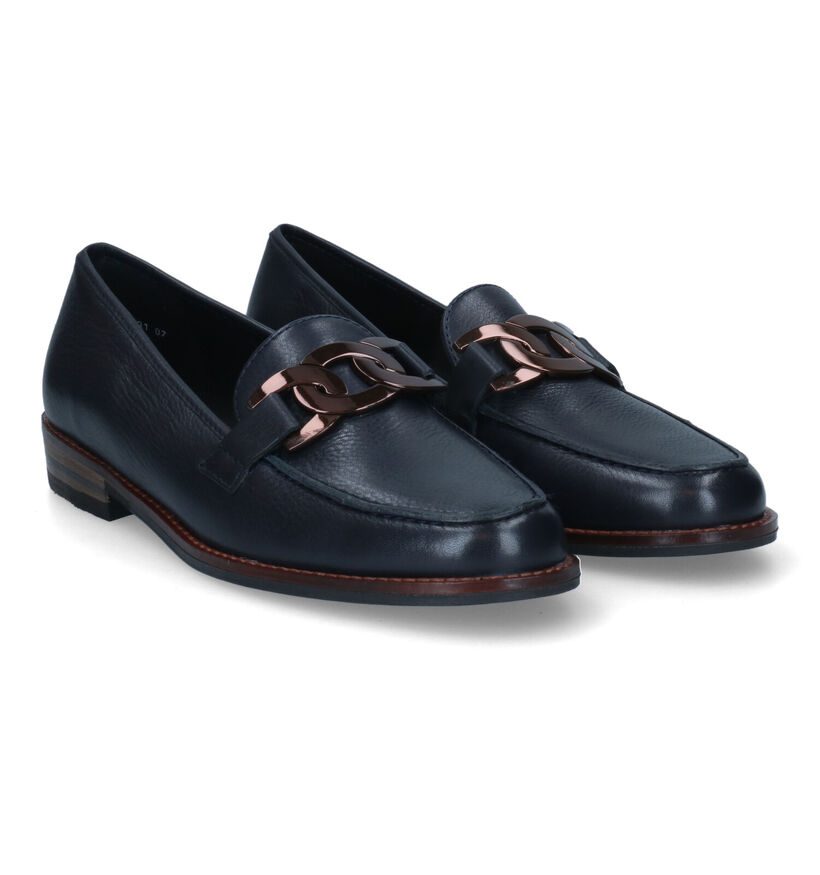 Ara Blauwe Loafers in leer (316321)