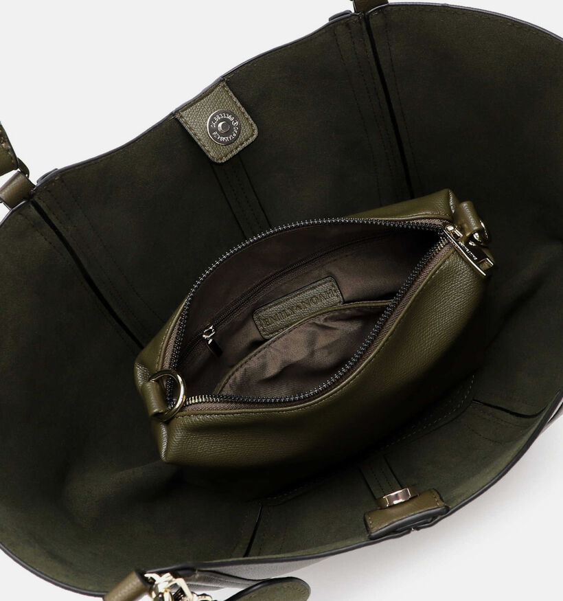 Emily & Noah Levke Olive Cabas en Vert fonc&eacute; pour femmes (378856)