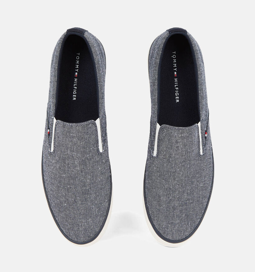 Tommy Hilfiger Hi Vulc Chaussures à enfiler en Bleu pour hommes (352827) - pour semelles orthopédiques
