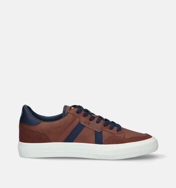 Veterschoenen cognac