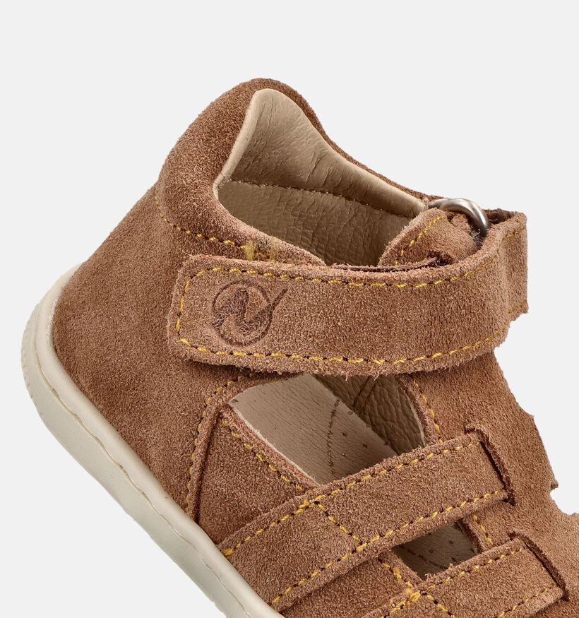 Naturino Suede Sandales pour b&eacute;b&eacute; en Brun fonc&eacute; pour filles, gar&ccedil;ons (371643) - pour semelles orthop&eacute;diques