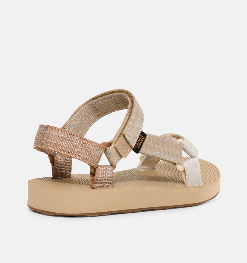 Teva Original Universal Sandales de marche en Beige pour filles (353996)