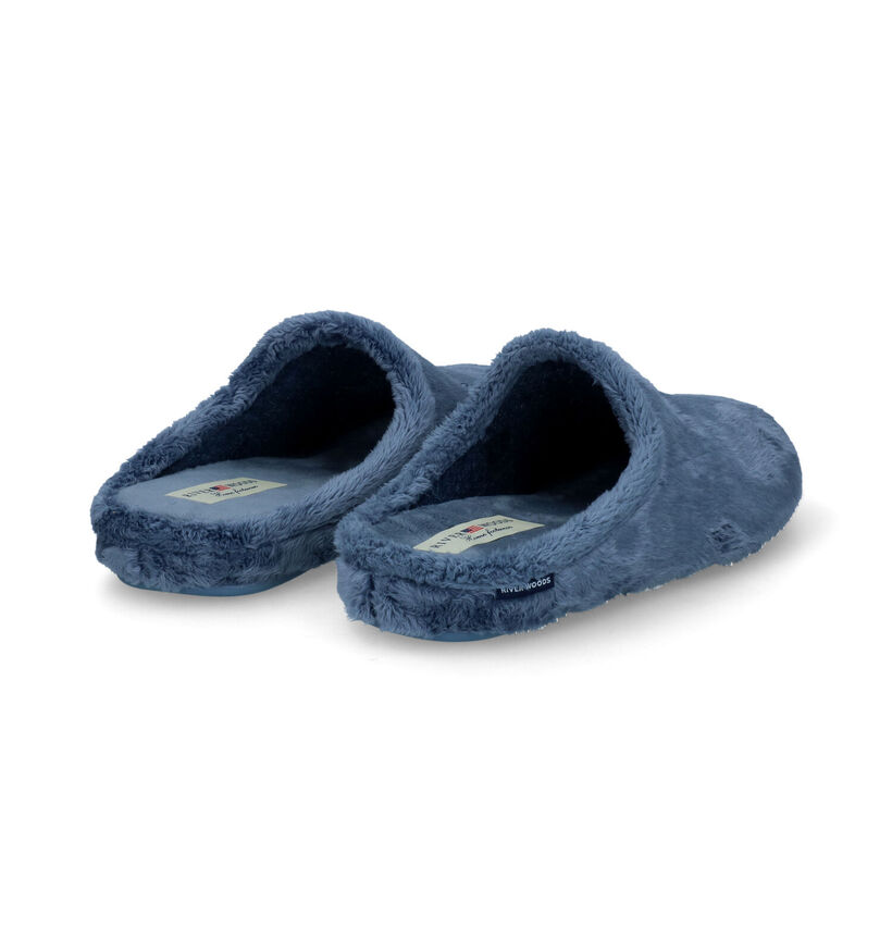 River Woods Isabel Pantoufles en Bleu pour femmes (316015)