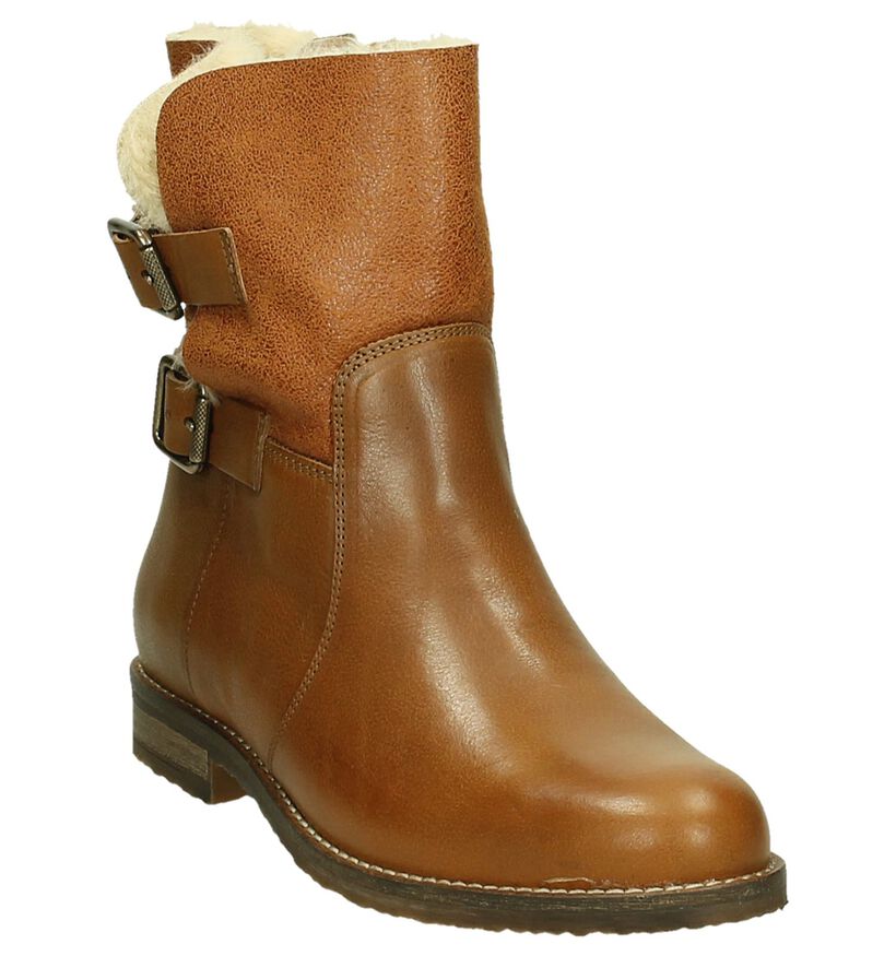 River Woods Bottes basses en Cognac en cuir (204699)