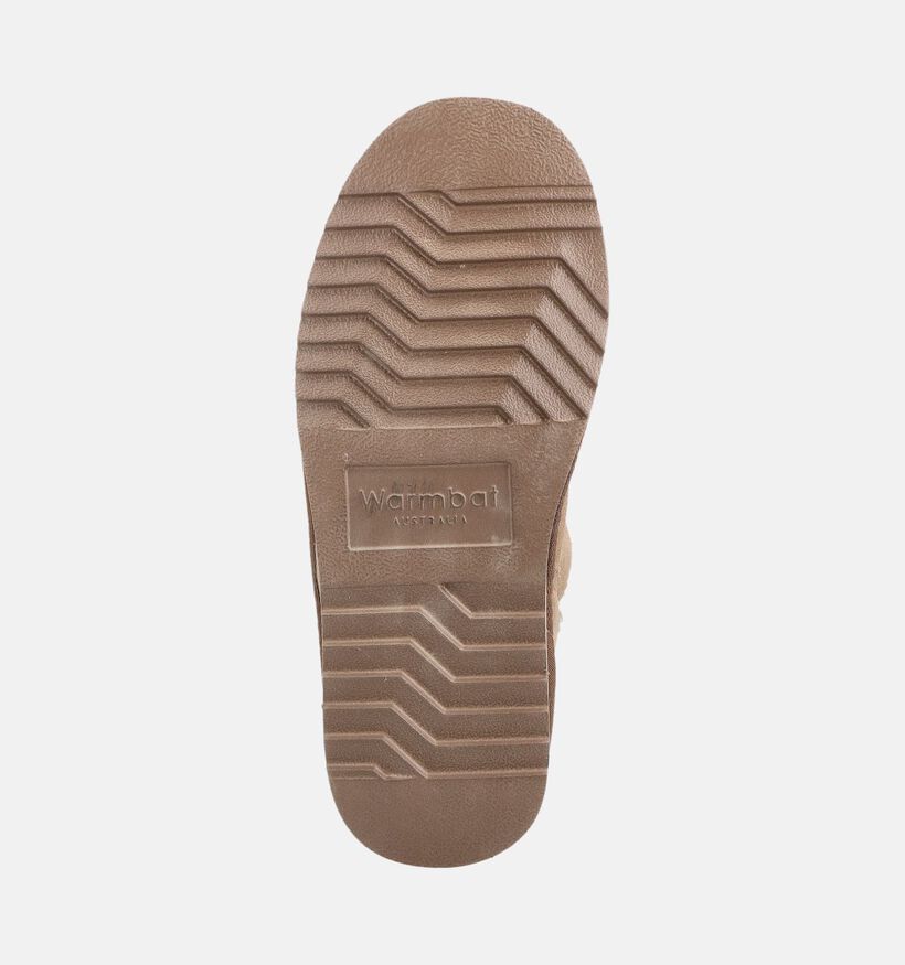 Warmbat Pantoufles ferm&eacute;es en Marron pour femmes (379650)