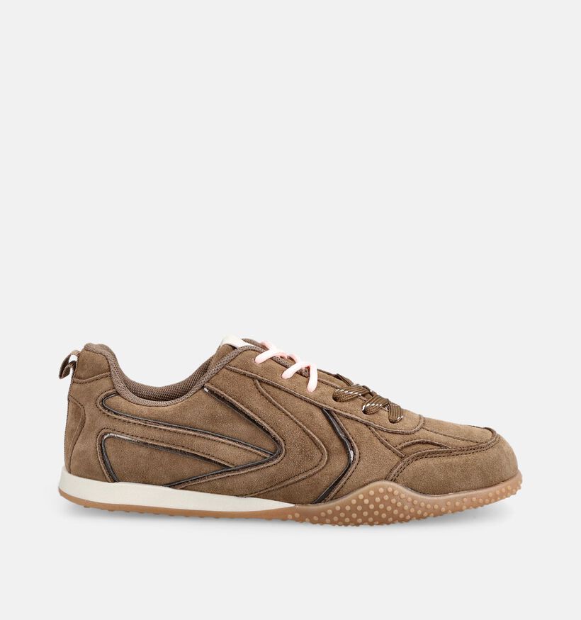 Laurent David Kakigroene Sneakers voor dames (380982) - geschikt voor steunzolen