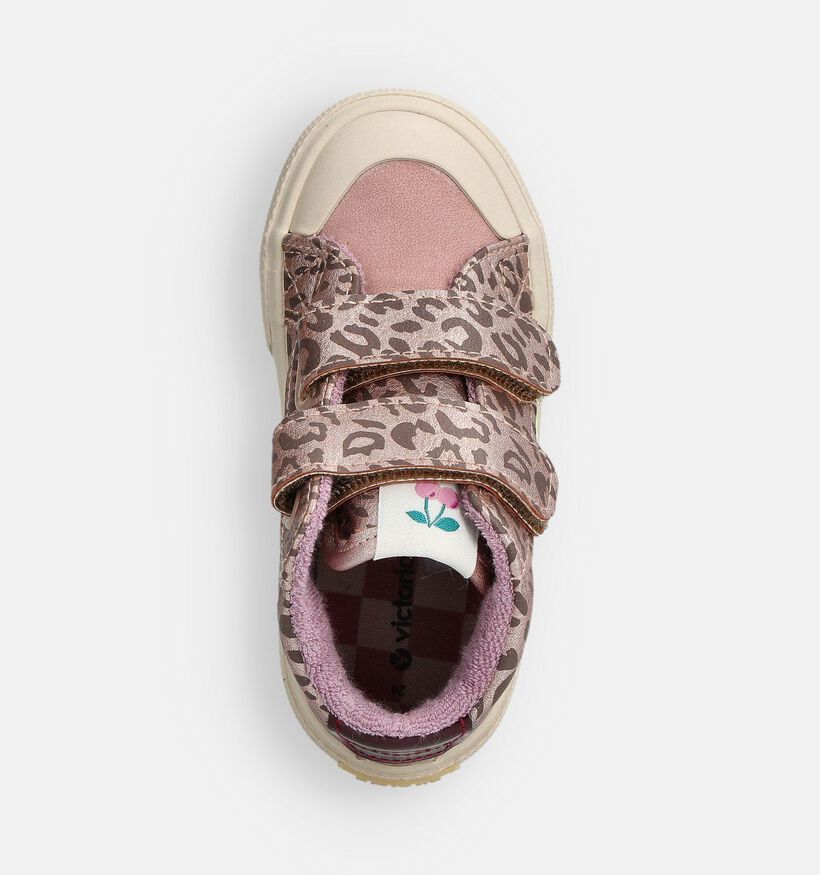 Victoria Tribu Tiras Metalizado Roze Velcroschoenen voor meisjes (363041)