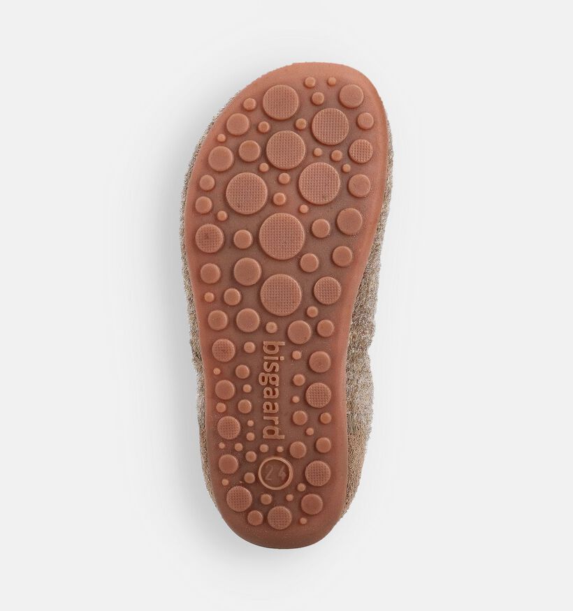 Bisgaard Camel Donkerbeige Pantoffels voor jongens (372369)