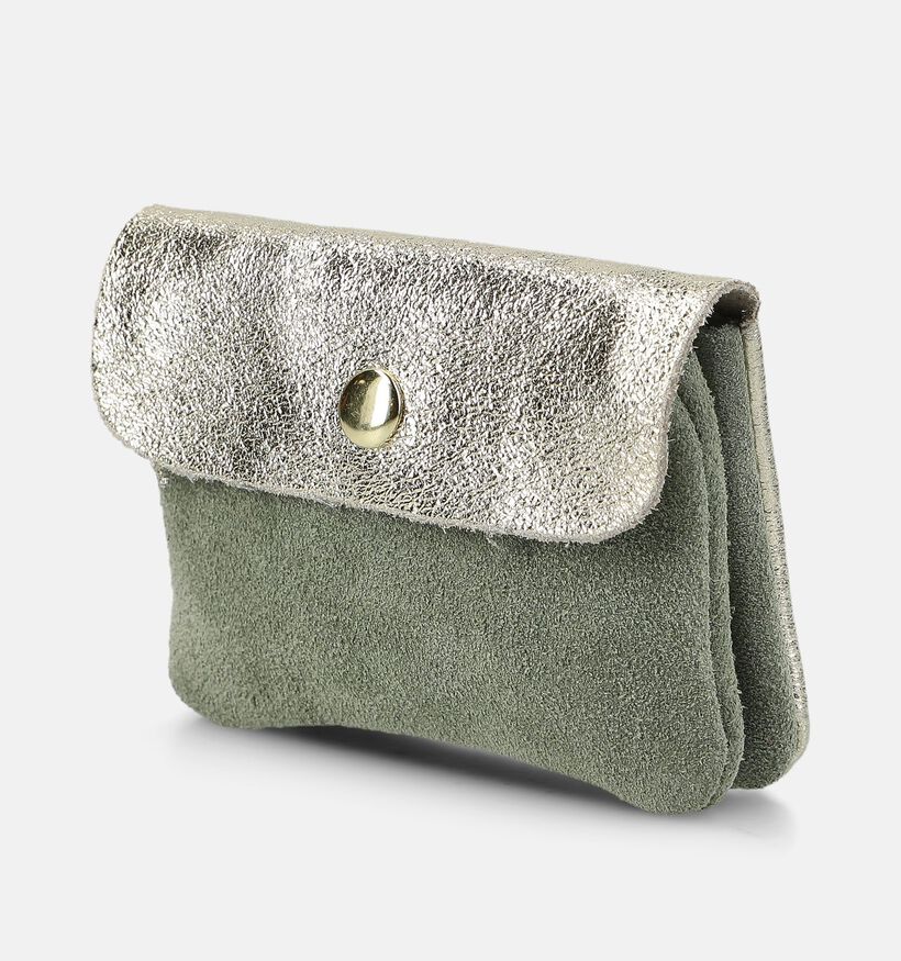 Via Limone Porte-monnaies zipp&eacute; en Vert pour femmes (382752)