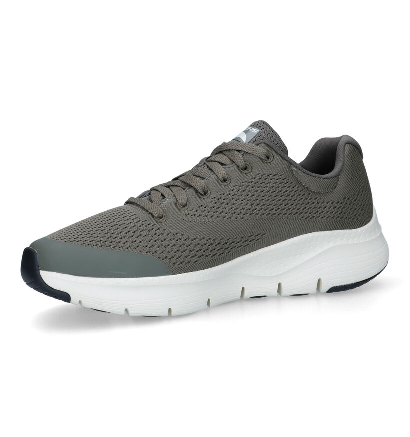 Skechers Arch Fit Zwarte Sneakers in stof (319534)