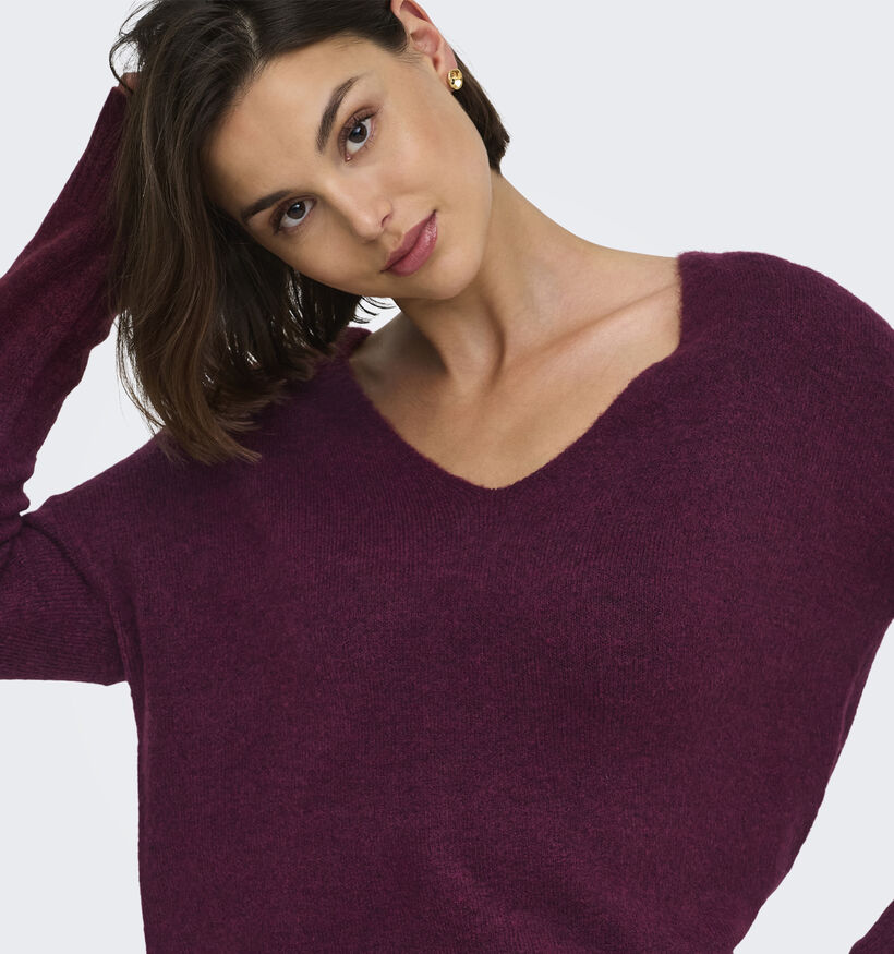 JDY Elanora Bordeaux Trui voor dames (378340)