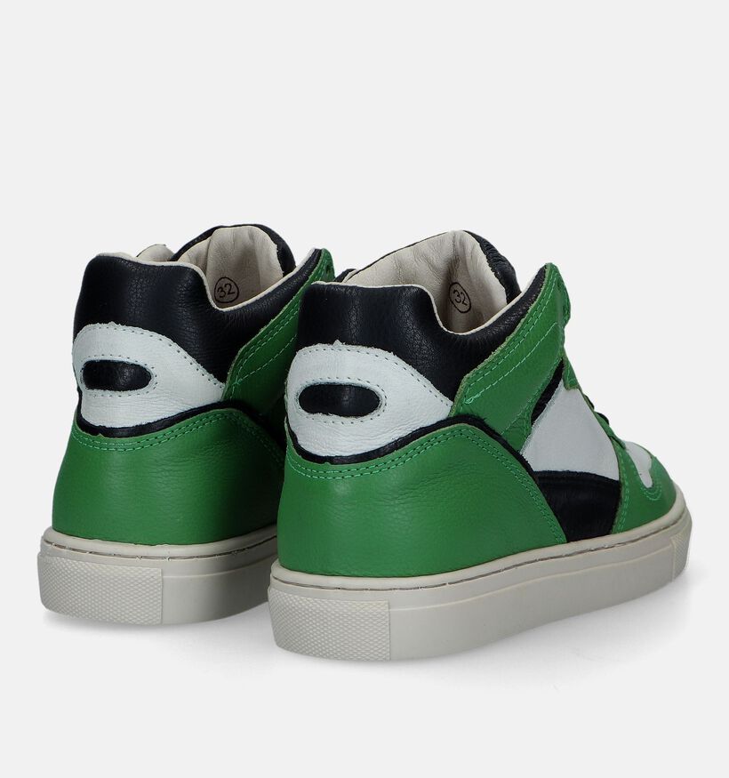 CKS Colette Groene Hoge sneakers voor jongens, meisjes (331977) - geschikt voor steunzolen