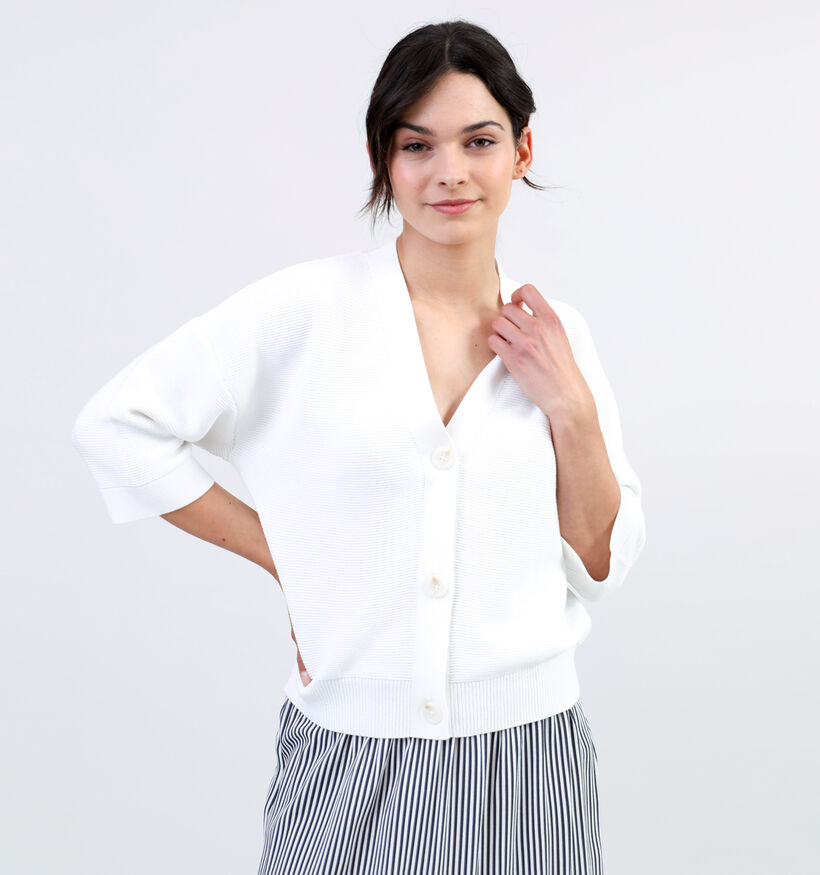 comma Witte Cardigan (327338)