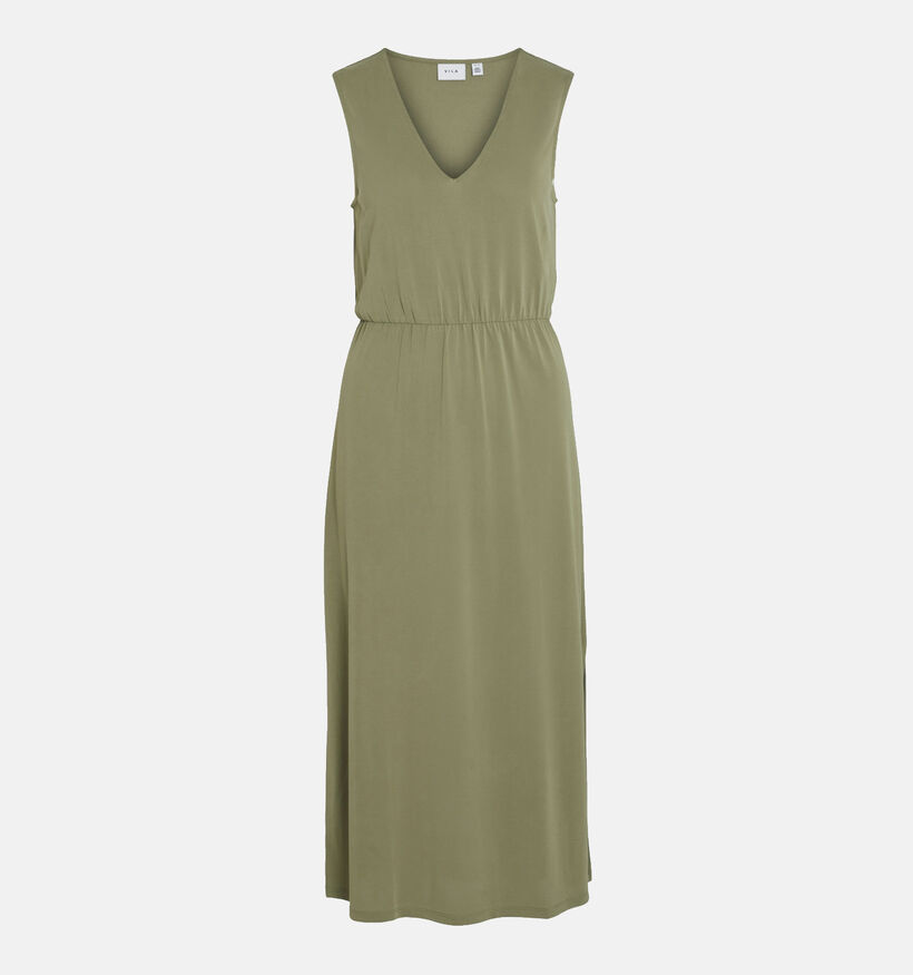 Vila Modala Robe maxi en Vert khaki pour femmes (335467)