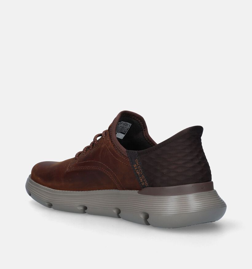 Skechers Garza Gervin Cognac Slip-Ins voor heren (345193)