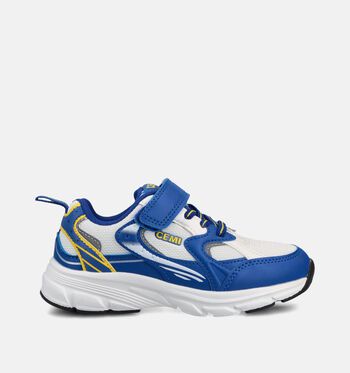CEMI Baskets Blanc/Bleu/Vert/Gris