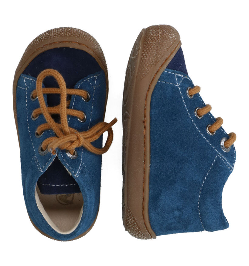 Naturino Cocoon Chaussures pour bébé en Bleu pour garçons (316399) - pour semelles orthopédiques