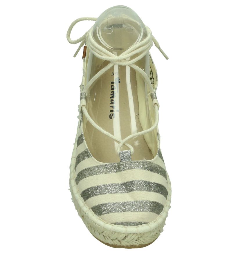 Tamaris Zilveren Ballerina met Bandje, , pdp