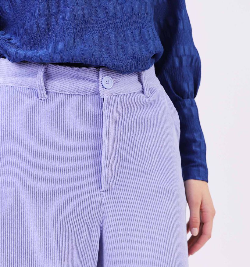 Vero Moda Amelia Pantalon large en Lila - L 30 (318524)