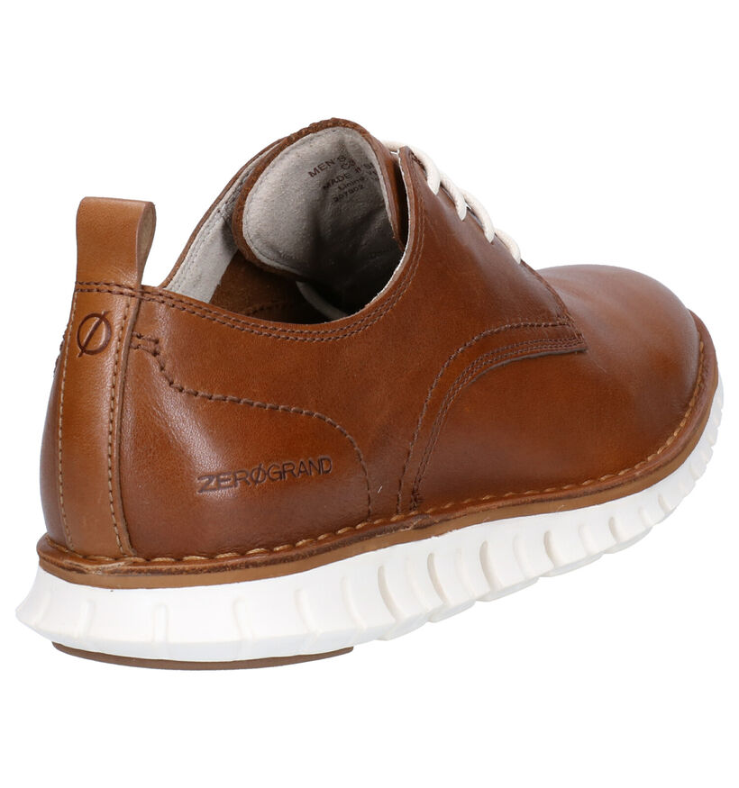 Cole Haan Chaussures à lacets en Cognac en cuir (267612)