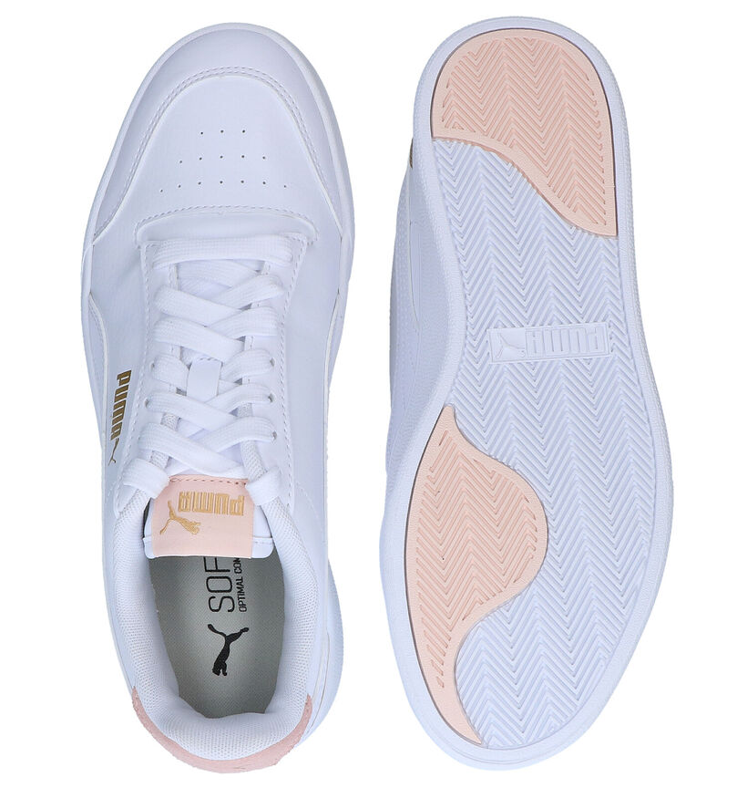 Puma Shuffle Baskets en Blanc pour femmes (318647) - pour semelles orthopédiques