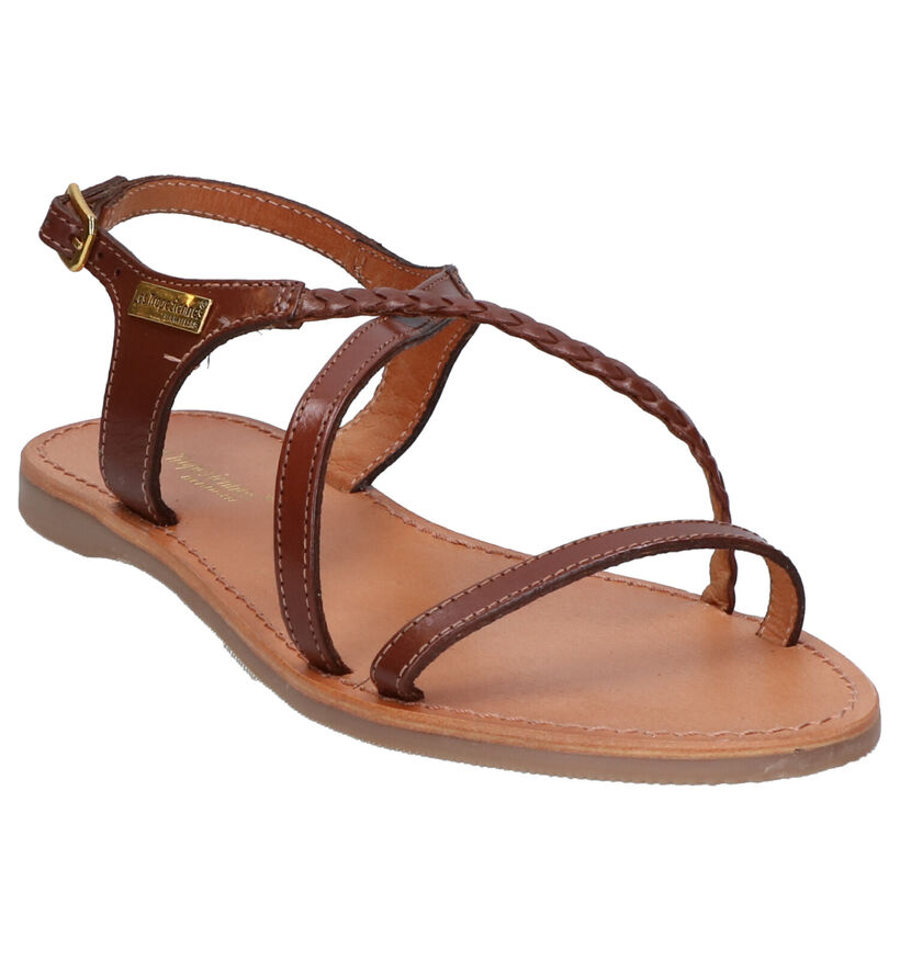 Les Tropeziennes Hanano Bronzen Sandalen in leer (274934)