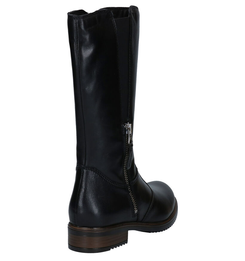 Loli Laly Bottes hautes en Noir en cuir (278476)