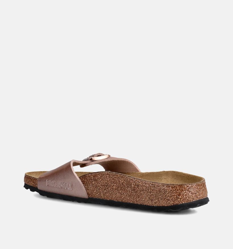 Birkenstock Madrid Copper Ros&eacute; Gouden Slippers voor dames (369567)