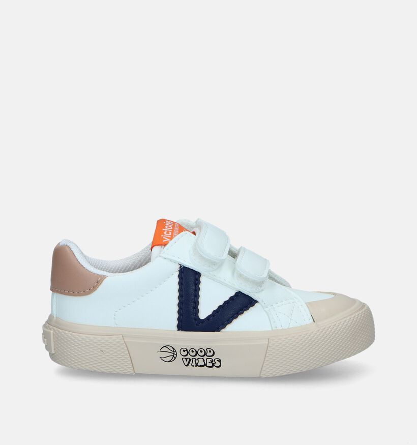 Victoria Witte Velcroschoenen voor jongens, meisjes (354106)