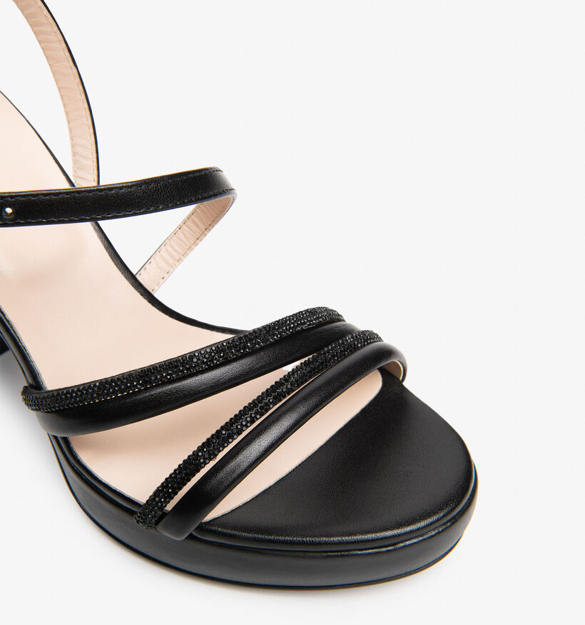 NeroGiardini Zwarte Sandalen met Hak voor dames (370754)