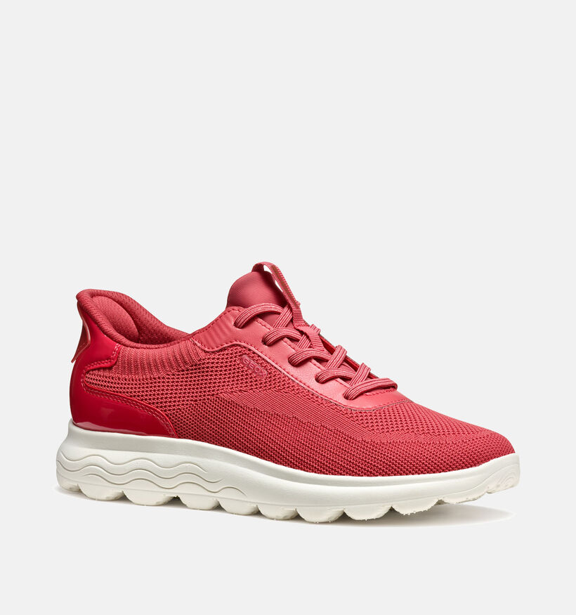 Geox Spherica Baskets en Rouge pour femmes (353782) - pour semelles orthopédiques