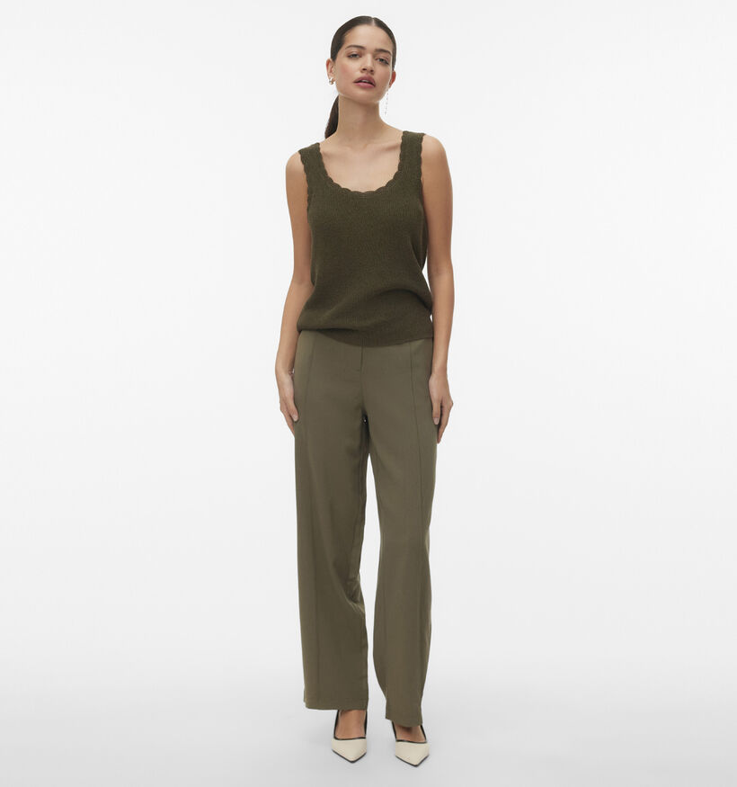 Vero Moda Lexie Shine D&eacute;bardeur en Vert pour femmes (367202)