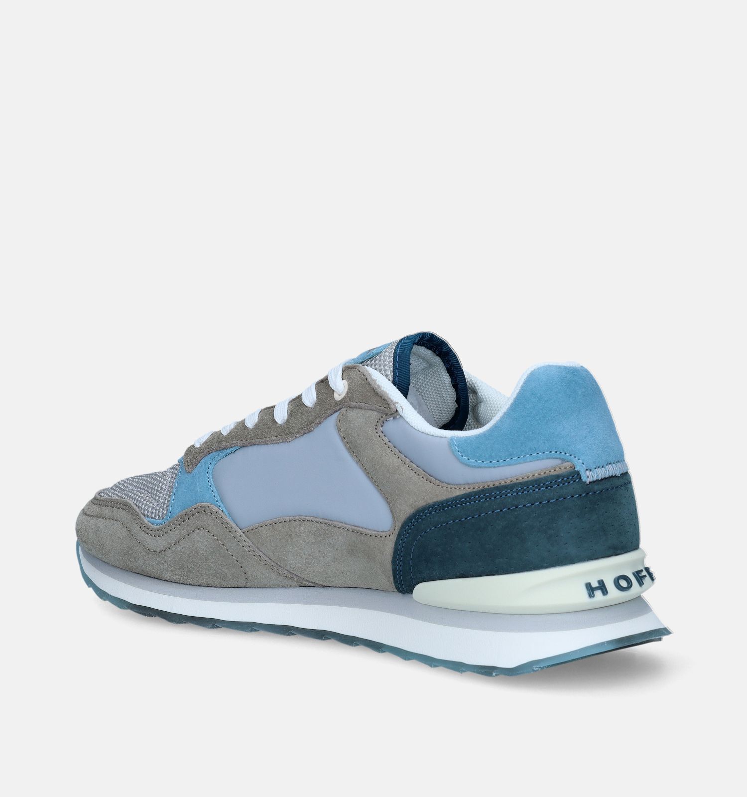HOFF City Bristol Taupe Veterschoenen Heren Lage schoenen