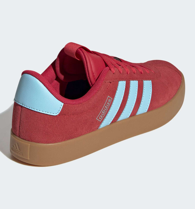 adidas VL Court 3.0 Rode Sneakers voor dames (375340)